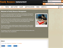 Tablet Screenshot of familyresourcemanagement.org